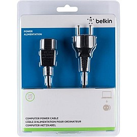 Кабель Belkin мережевий Schuko - C13, (IEC F / EURO ) 1.8м, Black