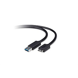 Кабель Belkin USB-A - Micro-B 5Gbps, 0.9m, black