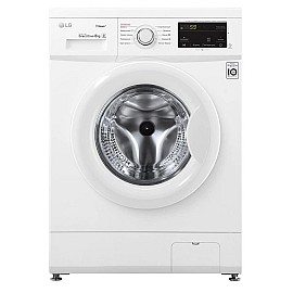 Стир. машина с фронт. загр. LG F4J3TS0W, 8кг, 1400, A+++, Пар, глубина 55см, Дисплей, Инвертор, Белый