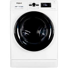 Прально-сушильна машина Whirlpool фронтальна, 8(6)кг, 1400, A, 60см, дисплей, пара, інвертор, білий