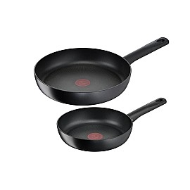 Набір сковорідок 22/28 см Tefal Hard Titanium PRO, алюминий