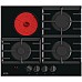 Варильна поверхня Gorenje комбінована (3 газ + 1 склокерам. ), 60см, чавун, чорний