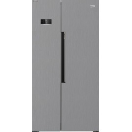 Холод. SBS BEKO GN164020XP, 179х71х91см, 2 дв., Холод.відд. - 368л, Мороз. відд. - 190л, A+, NF, Нерж