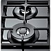 Варочная поверхность Whirlpool газ на стекле, 60см, чугун, конфорка с двойным рядом пламени, черный