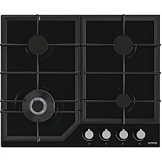 Варильна поверхня Gorenje GTW641KB / газ на склі / розжиг / конф.Wok / газ-контроль / чугуна реш. / чорний