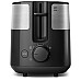 Тостер  Philips Daily Collection, 830Вт, пластик, крышка от пыли, черный