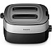 Тостер  Philips Daily Collection, 830Вт, пластик, крышка от пыли, черный