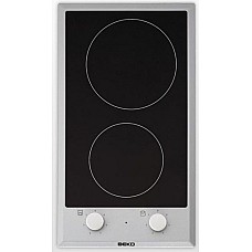 Варочная поверхность Beko электрическая, 30см, Домино, черный