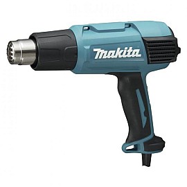 Фен будівельний Makita HG6031VK, 1.800 Вт, 50 -600C, 250 / 500 л / хв, 0.67 кг