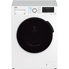 Прально-сушильна машина Beko фронтальна, 7(4)кг, 1200, B, 45см, дисплей, білий