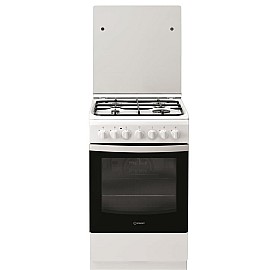 Плита Indesit комбінована, 57л, 50x60см, конвекція, білий