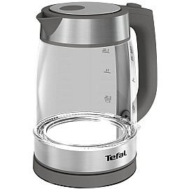 Електрочайник Tefal Glass Kettle, 1,7л, скло, сірий