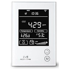 Розумний сенсор 4в1: СО2, темп., вол., VOC. MCO Home, Z-Wave, 230V АС, білий