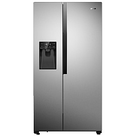 Холодильник Gorenje SBS, 179x68x91см, 2 дв., Х- 368л, М- 167л, A++, NF Plus, Інвертор, диспенсер, Дисплей, сірий