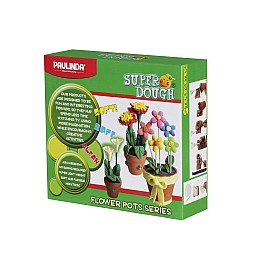 Маса для ліплення Paulinda Super Dough Квіти в горщиках PL-081142