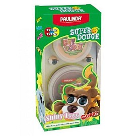 Маса для ліплення Paulinda Super Dough Shiny Eyes Лев Cobby глянцеві очі PL-081377-3