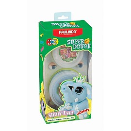 Маса для ліплення Paulinda Super Dough Shiny Eyes Слон Jonny глянцеві очі PL-081377-4