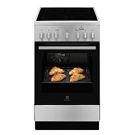 Плита Electrolux електрична склокерамічна, 54л, 50x60см, конвекція, пара, нерж