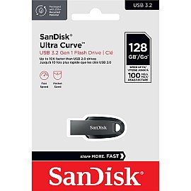 Накопичувач SanDisk   64GB USB 3.2 Ultra Curve Black