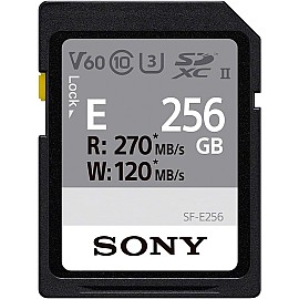 Карта пам'яті Sony 256GB SDXC C10 UHS-II U3 V60 R270/W120MB/s Entry
