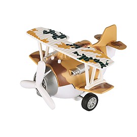 Літак металевий інерційний Same Toy Aircraft коричневий SY8016AUt-3