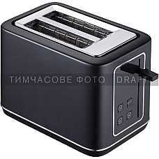 Тостер Ardesto T-K301E / 800 Вт / LED дисплей / розморожування / підігрівання/ автоовідключення / 7 ступенів обжарювання / пласт. корпус