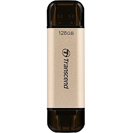 Накопичувач Transcend 128GB USB 3.2 Type-A + Type-C JetFlash 930 Black R420 / W400MB / s
