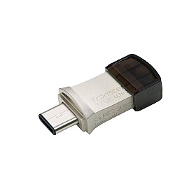 Накопичувач Transcend  32GB USB 3.1+Type-C 890 R90 / W30MB / s Metal Silver