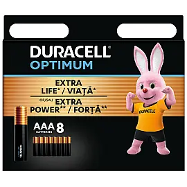 Батарейка Duracell LR03 KPD 08*10 Optimum уп. 1x8 шт.