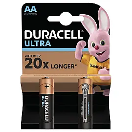 Батарейка DURACELL LR06 KPD 02*20 Ultra уп. 1x2 шт.