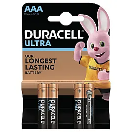 Батарейка DURACELL LR03 KPD 04*10 Ultra уп. 1x4 шт.