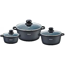 Набір каструль для індукційної плити Bohmann  BH 6006 MRB