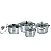 Набір каструль з ковшем Bohmann нержавіюча сталь BH 08-475