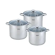 Набор кастрюль из нержавеющей стали Bohmann BH 3434