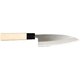 Ніж шеф кухаря Tsubazo 51028 Deba White Wood handle
