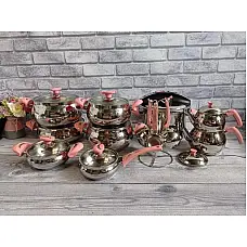 Набір посуду OMS 1028-Pink