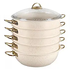 Мантоварка-пароварка OMS 6091C-28-5,8л-Ivory