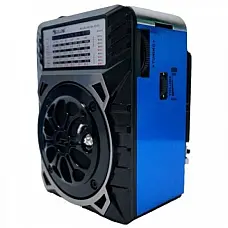 Радіоприймач з Bluetooth, USB, SD, акумулятор, фонарик 16см*12.5см*8.5см GOLON RX-9133