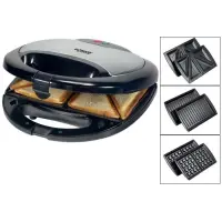 Вафельница (Мультимейкер) 3 в 1 Clatronic ST/WA 3490