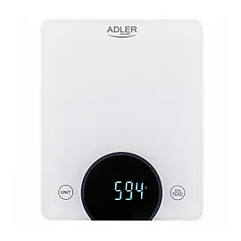 Ваги кухонні Adler AD 3173 white