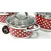Каструля 6 л. 24 см. Bohmann BH 0127-24 red