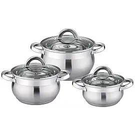 Набор кастрюль Bohmann BH 0519  (2 л 2.9 л  3.9 л)