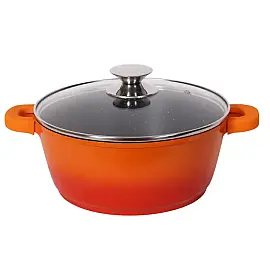 Кастрюля Bohmann BH 7328 MRB-OR  28 см.