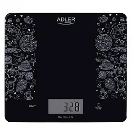 Вага кухонна Adler AD 3171 black до 10 кг