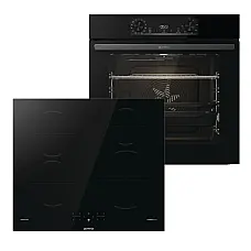 Комплект Варильна поверхня індукційна + Духова шафа Gorenje BOS6737E06BG + GI6401BSC