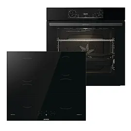 Комплект Варильна поверхня індукційна + Духова шафа Gorenje BOS6737E06BG + GI6401BSC