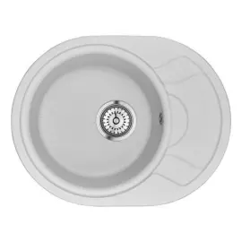 Мойка кухонная гранитная Minola MOG 1145-58 Арктик