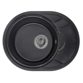 Мойка кухонная гранитная Minola MOG 1145-58 Черный