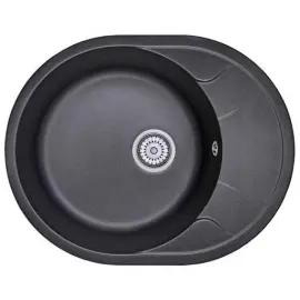 Мойка кухонная гранитная Minola MOG 1155-63 Черный