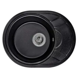 Мойка кухонная гранитная Minola MOG 71145-58 Антрацит (металлик)